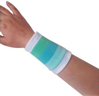 Vrouwen Pols Band Gym Dunne Breien Polsband Ventileren Pols Guard Pols Brace Fitness Running Pols Ondersteunt 07licht blauw