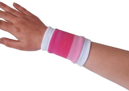 Vrouwen Pols Band Gym Dunne Breien Polsband Ventileren Pols Guard Pols Brace Fitness Running Pols Ondersteunt 08roos rood