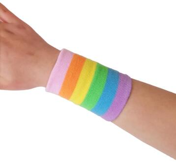 Vrouwen Pols Band Gym Dunne Breien Polsband Ventileren Pols Guard Pols Brace Fitness Running Pols Ondersteunt 09 mix kleur