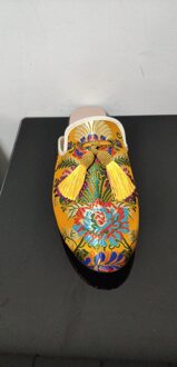 Vrouwen Pu Lederen Schoenen Casual Schoenen Brogue Schoenen Lente Vintage Klassieke Mannelijke Toevallige Zomer Slippers WomenF522W 38