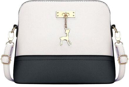 Vrouwen PU Lederen Vintage Messenger Bag Schouder Shell Tas Met Herten Speelgoed Vrouwen Schoudertas Casual Crossbody Tas 6