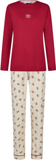 Vrouwen Pyjama Christmas Bourgogne