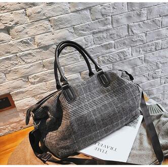 Vrouwen Reistassen Mode Grote Capaciteit Handtassen Bagage Plunjezak Casual Strepen schoudertassen groot Size