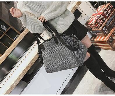 Vrouwen Reistassen Mode Grote Capaciteit Handtassen Bagage Plunjezak Casual Strepen schoudertassen kleine maat