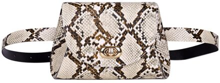 Vrouwen Riem Bag Heuptas Fanny Packwomen Opslag Pocket Borst Snake Cross Wilde Schouder Tas Поясная Сумка khaki