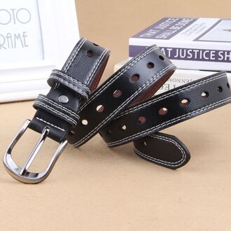 Vrouwen Riem Studenten Koreaanse Riem Vrouwen Eenvoudige Society Alle-Match Casual Broek Riem Vrouwen zwart / 115 CM