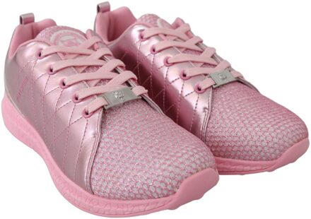 Vrouwen Roze Blush Polyester Runner Gisella Sneakers Schoenen - maat Goud