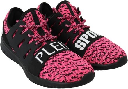 Vrouwen Roze Blush Polyester Runner Joice Sneakers Schoenen Zwart - EU 40.5 / UK 7