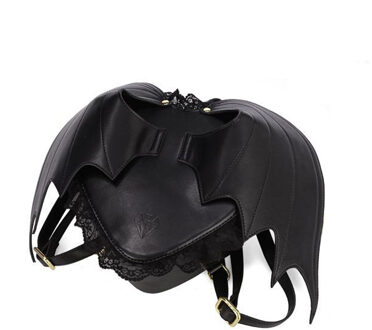 Vrouwen Rugzak Bat Wing Rugzak Punk Stijlvolle Schooltas Voor Meisjes Bat Bag Engelenvleugels Rugzak Schattige Kleine Duivel pakket