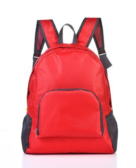 Vrouwen Rugzak Lichtgewicht Opvouwbare Nylon Waterdichte Mannen Skin Pack Outdoor Sport Camping Wandelen en Reistas Rugzak rood