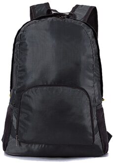 Vrouwen Rugzak Lichtgewicht Opvouwbare Nylon Waterdichte Mannen Skin Pack Outdoor Sport Camping Wandelen en Reistas Rugzak zwart