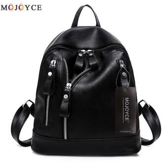 Vrouwen Rugzakken Causale Zakken Kraal Vrouwelijke Schoudertas Pu Lederen Rugzakken Voor Meisjes