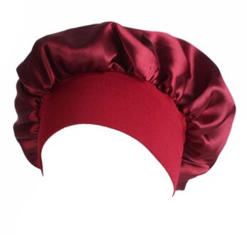 Vrouwen Satijn Slaap Cap Volledige Dekking Zachte Nacht Slaap Hoed Cap Chemotherapie Cap