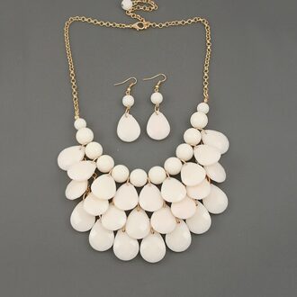 Vrouwen Sieraden Sets Bohemian Kristal Kralen Multi Layer Verklaring Ketting Set Bruiloft Parure Bijoux Femme