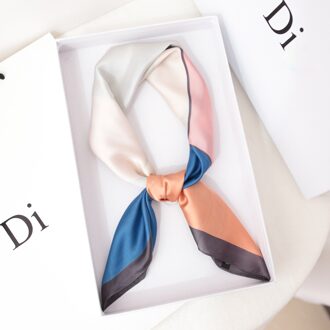 Vrouwen Sjaal Zijden Sjaals Sjaals Lady Wraps Zachte Halsdoek Hijab Hoofddoek Femalegirl Bufandas Para Mujer Hijab Echarpes Femme wit