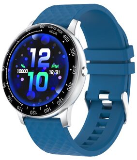 Vrouwen Smart Horloge Full Touch Ronde Screen Fysiologische Herinnering Smartwatch Hartslagmeter Compatibel Voor Android En Ios 02