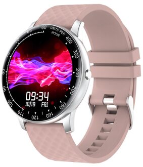 Vrouwen Smart Horloge Full Touch Ronde Screen Fysiologische Herinnering Smartwatch Hartslagmeter Compatibel Voor Android En Ios 03