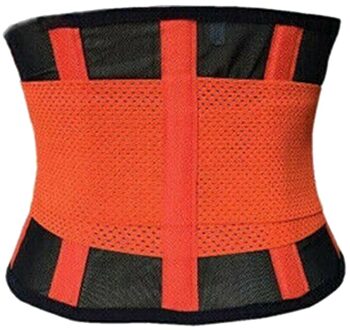 Vrouwen Sport Riem Taille Instructeur Riem Verstelbare Fitness Riem Voor Running Yoga Hal Oranje