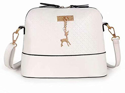 Vrouwen Tassen Vrouwen Messenger Handbagss Mode Mini Tas Herten Speelgoed Shell Vorm Tas Schoudertassen Messenger Bolso Sac A Main # Yj wit