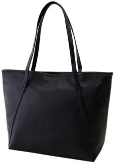 Vrouwen Totes Solid Kleur Blauw Roze Rood Zwart Zacht Leer Eenvoudige Hoge Grote Capaciteit Lady Messenger Handtas Satchel Schoudertassen