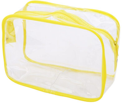 Vrouwen Transparant Clear Rits Makeup Tassen Travel Pvc Cosmetische Zakken Organizer Bad Wassen Make Up Tote Handtassen Case Neceser Mujer blauw / S