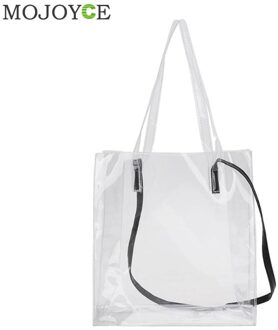 Vrouwen Transparante Schoudertas Clear PVC Jelly Kleine Tote Messenger Bags Vrouwelijke Crossbody Schoudertassen Winkelen Top Handtassen