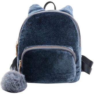 Vrouwen Velours Hairball Mini Rugzak Schouder Schooltassen Voor Tienermeisjes Studenten Rugzak Reizen Rugzak Bagpack