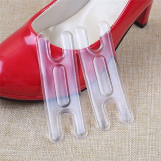 Vrouwen Verdikte Siliconen Onzichtbare Hak Protector Sticker Pijn Anti Wrijving Hiel Liner Strip Hoge Hakken Inlegzolen Schoenen Kussen doorzichtig