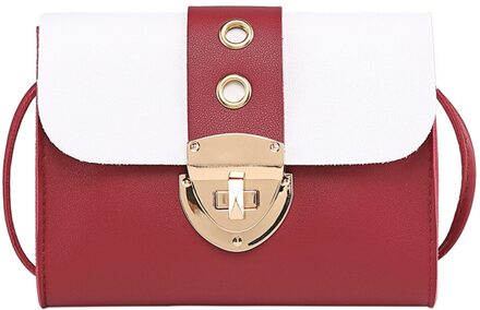 Vrouwen Vierkante Schouder Messenger Bags Bekende Merken Vrouwen Mode Effen Kleur Cover Lock Crossbody Kleine Telefoon Tas Sac # T10