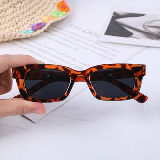 Vrouwen Vintage Zonnebril Zomer Mode Zonnebril Lady Brillen Eye Shades Vrouwelijke Shades Streetwear Brillen Fietsen Bril luipaard