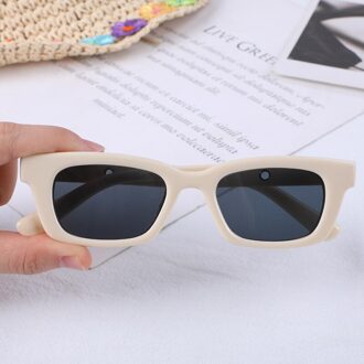 Vrouwen Vintage Zonnebril Zomer Mode Zonnebril Lady Brillen Eye Shades Vrouwelijke Shades Streetwear Brillen Fietsen Bril wit