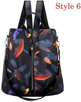 Vrouwen Wilde Rugzak Kleurrijke Oxford Doek Student Bag Tiener Meisjes Rugzak Beroemde Tassen Zaino Da Donna stijl 6