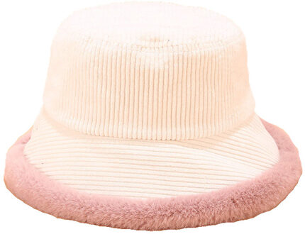 Vrouwen Winter Corduroy Visser Hoed Verdikte Warm Gekruld Bassin Hoed Outdoor Play Zonnehoed stijl 1