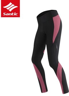 Vrouwen Winter Fietsen Broek Warm Mtb Bike Broek Pro Fit 4D Padding Reflecterende Comfortabele Azië Grootte S-XXL Santic