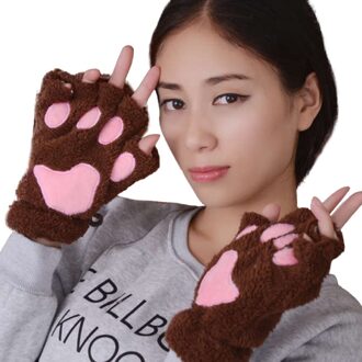 Vrouwen Winter Pols Arm Warmer Gebreide Toetsenbord Lange Vingerloze Handschoenen Mitten Voor koffie