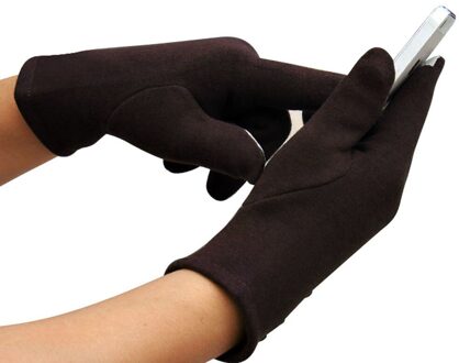 Vrouwen Winter Rijden Handschoenen Dames Meisjes Outdoor Warmte Volledige Vinger Gevoerd Touch Screen Mittens 1 Paar Effen Kleur Party Handschoenen d7