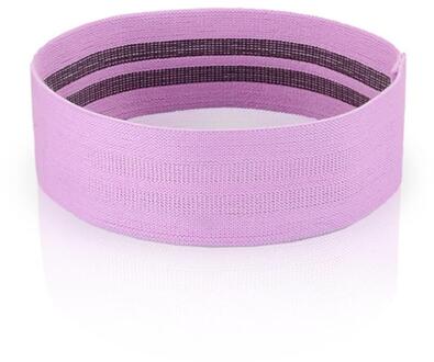 Vrouwen Yoga Katoen Spanning Band Weerstand Band Evo Stof Weerstand Bands Butt Oefening Loop Cirkels Set Benen Glutes paars / S