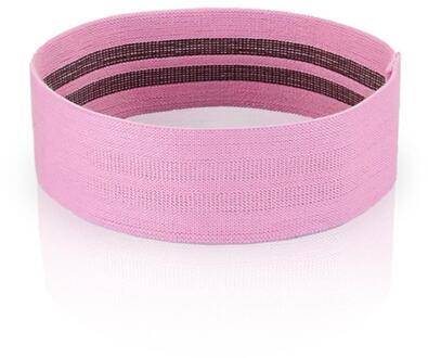 Vrouwen Yoga Katoen Spanning Band Weerstand Band Evo Stof Weerstand Bands Butt Oefening Loop Cirkels Set Benen Glutes roze / M