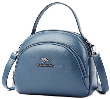 Vrouwen Zak Over Schoudertas Mode Lederen Vrouwen Handtassen Dames Tassen Sac A Main Femme Crossbody Tassen Voor vrouwen blauw