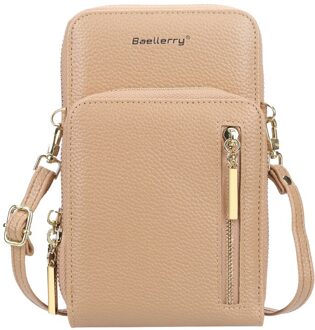 Vrouwen Zakken Zomer Mini Vrouwelijke Schoudertassen Dubbele Rits Pocket Vrouwen Tassen Leuke Kleine Tassen Voor meisje khaki