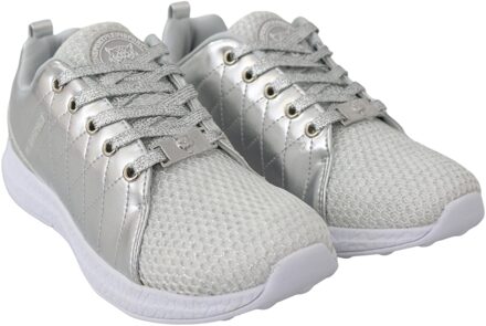 Vrouwen zilver Polyester Runner Gisella Sneakers Schoenen - EU 37.5 / UK 4.5