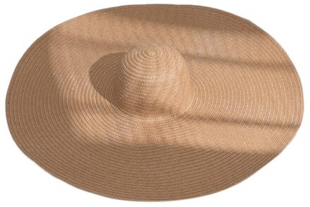 Vrouwen Zomer Brede Rand Oversized Zonnehoed Effen Kleur Uv-bescherming Opvouwbare Zonnebrandcrème Floppy Grote Stro Strand Cap KH