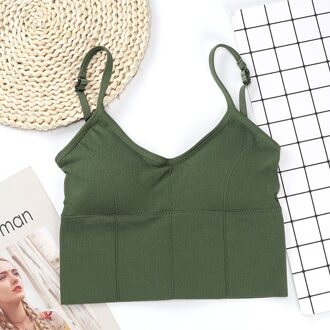 Vrouwen Zomer Halter Vest Gewatteerde Crop Tank Cami Crop Hals Bra Cami Mooie Back Plus Size Bandage Bodycon Tops clubwear