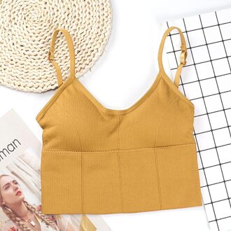 Vrouwen Zomer Halter Vest Gewatteerde Crop Tank Cami Crop Hals Bra Cami Mooie Back Plus Size Bandage Bodycon Tops clubwear