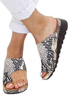 Vrouwen Zomer Slippers Vrouwen Dikke Bodem Sandaal Schoenen Sleehak Sandalen Clip Teen Zomer Strand Schoenen Platte Wth Rubber 41