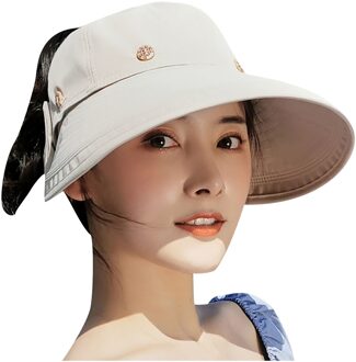 Vrouwen Zomer Zon Hoeden Leisure Reis Buiten Zonbescherming Mode Outdoor Zonnehoed Pet Chapeu Feminino