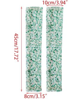 Vrouwen Zomer Zonnebrandcrème Gerimpelde Bloemen Kant Arm Sleeves Cover Candy Kleur Mesh Uv-bescherming Rijden Fingeless Handschoenen GN
