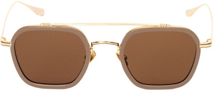 Vrouwen Zonnebril 45/16/140 mm Titanium Goud