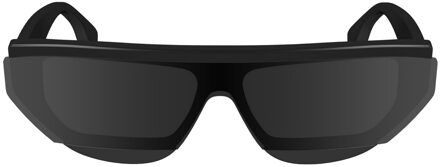 Vrouwen Zonnebril 53/15/145 mm Acetaat Zwart - One Size