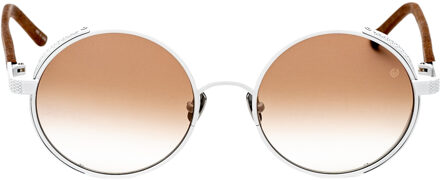 Vrouwen Zonnebril 53/19/135 mm Titanium Wit